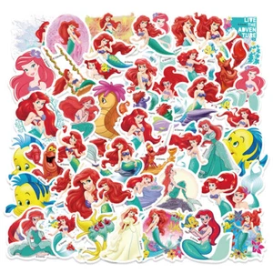 50pcs The Little Mermaid Stickers Bomb Disney Princess Ariel Cartoon Girl Decal - Picture 1 of 8