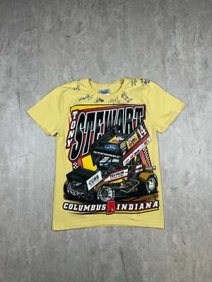 Camiseta firmada Tony Stewart Sprint Car Racing Columbus Indiana para mujer talla XS Foto 1 de 4