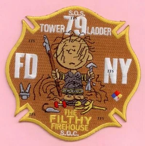 New York City Feuerwehrleiter 79 Aufnäher - Bild 1 von 1