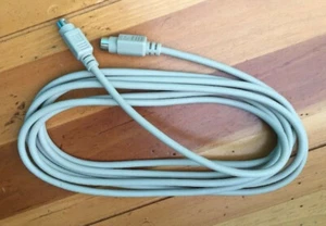 10 Foot PS/2 Keyboard/Mouse Extension Cable M/F ten foot - Picture 1 of 12