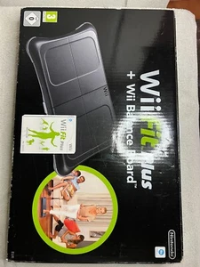 WII BALANCE BOARD PEDANA COLORE NERO + WII FIT PLUS + SCATOLA ORIGINALE - Imagen 1 de 5