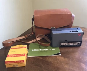 Vintage M2 Kodak Instamatic Movie Camera No. Super 8 With Case/Manual Untested - Picture 1 of 12