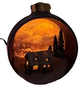 Hallmark Andenken Ornament Die Wärme des Hauses Thomas Kincaid Maler des Lichts - Bild 1 von 10