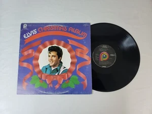 Elvis Presley Christmas Album Vinyl LP Pickwick CAS-2428 Blue White Santa Claus - Picture 1 of 6