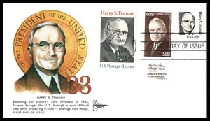 1984 Harry S. Truman Sc 1862 combo FDC with Gill Craft cachet (16 - Picture 1 of 1
