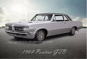 1964 Pontiac GTO Muscle Car Hot Rod 11"x17" Poster Photo Print - Picture 1 of 1