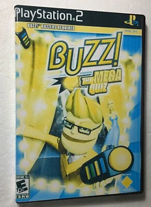 Buzz The Mega Quiz (Sony PlayStation 2, 2007) .. CLEAN TESTED WORKS w/ Ps3 - Picture 1 of 4