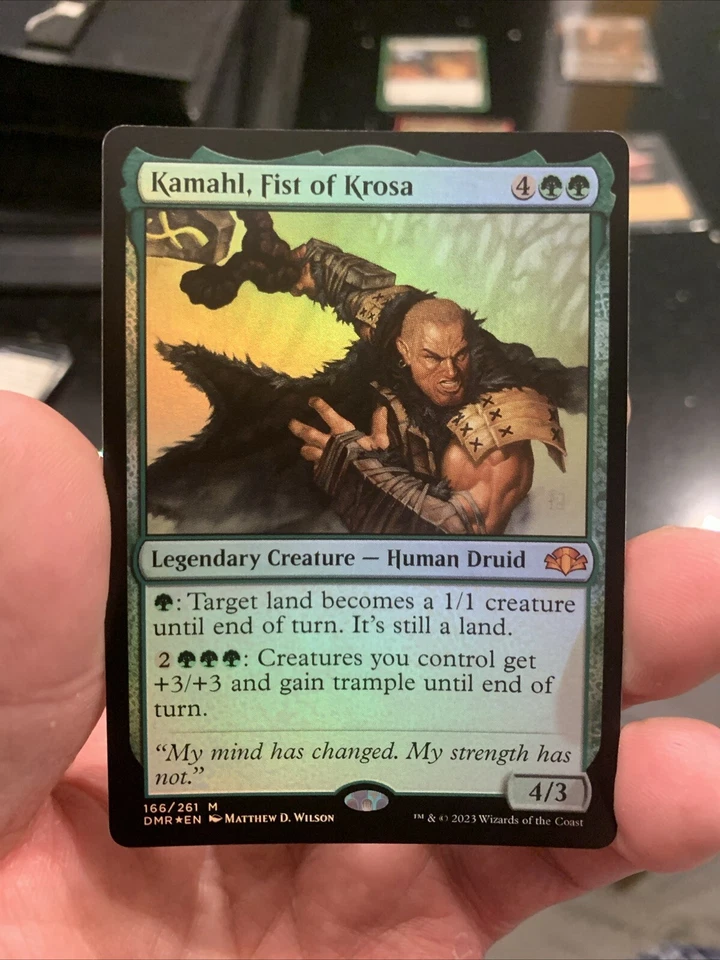 MTG Kamahl, Fist of Krosa (Foil) [Dominaria Remastered, Near Mint] - Image 1 of 1