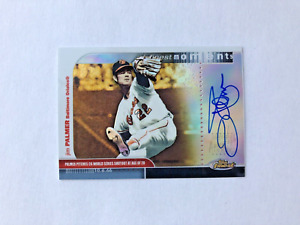 2003 Jim Palmer Topps Finest Moments Refractor Auto