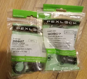 18 paquetes ACCESORIOS PEXLOCK-PEX-3/4" (VER DESCRIPCIÓN PARA LISTA COMPLETA) - Imagen 1 de 4