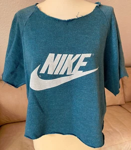 Retro / Vintage 1990er Nike Camiseta Fitness Talla XL Azul - Imagen 1 de 7