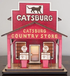 Catsburg Country Store detailliertes Modell ~ Laser geschnitten & graviert - Bild 1 von 18
