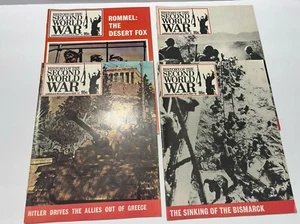 Lot Of 4 HISTORY OF THE SECOND WORLD WAR Magazines 13, 14,15,16 World War 2 WWII - Foto 1 di 11