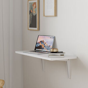 Folding Computer Desk Wall-Mount Writing Table Laptop Study WorkSavespace