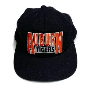 Vintage Auburn University Tigers Snapback Hat Twins Blue Orange DPM Baseball Cap - Picture 1 of 17