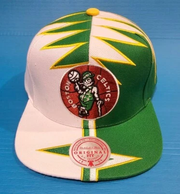 Boné Snapback Mitchell & Ness NBA Boston Celtics Shockwave, Novo - Imagem 1 de 4