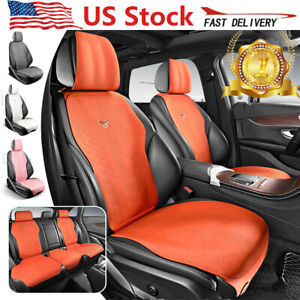 2024 For GMC Car Seat Cover Front Rear Cushion Saddle Leather Interior Protector