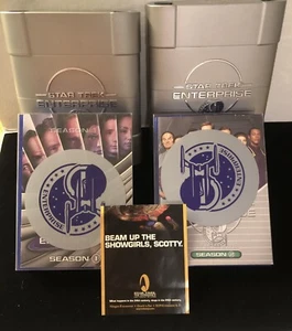 STAR TREK ENTERPRISE - The Complete First & Second Season DVD Sets - Imagen 1 de 10