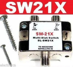 SW21 SATELLITE SWITCH SW21X LNB DISH NETWORK BELL VU 82 91 HD MULTISWITCH TV - Bild 1 von 3