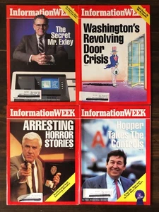 1989 Information Week Magazine - April (Lot of 4) - Picture 1 of 2