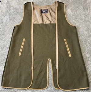 Burberrys 100% Wolle Zip Out Jacke/Mantel gefüttert olivgrün - Bild 1 von 7