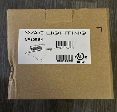 Iluminación WAC MP-60E-CH Cromo Monopunto Ajuste Rápido Toldo ENVÍO GRATUITO Foto 1 de 4