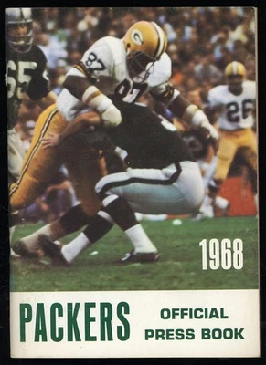 Green Bay Packers 1968 Football Media Press Radio & TV Guide Publication *WP771 - Image 1 of 2