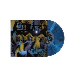 TAYLOR SWIFT The Life Of A show Girl : Lakeside Beach Blue Sparkle Vinyl  - Picture 1 of 2
