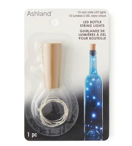 Ashland™ LED Bottle Stopper String Lights – Cool White – 10 LEDs NEW - Picture 1 of 5