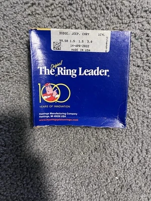 Anillo de pistón del motor Hastings 5097S para modelos seleccionados 03-08 Chrysler Dodge Jeep Foto 1 de 2