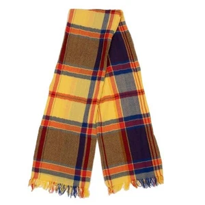 R by 45rpm Colorful Checker Fringe Scarf(K-156419) - Picture 1 of 6