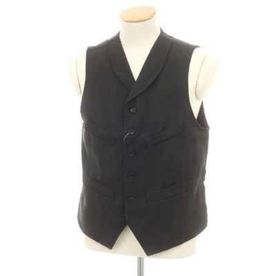 Used Engineered Garments Twill Wool Casual Gilet Vest Black Size S Men'S - Image 1 of 4