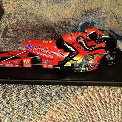 Rare! 1:9 Action Antron Brown Mac Tools 2001 Pro Stock Bike - Image 1 of 4