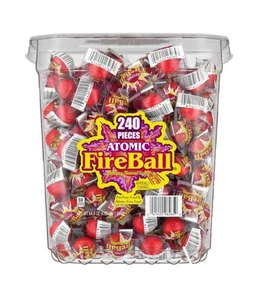 Atomic Fireballs Cinnamon Flavored Candy, 240 Individually Wrapped Pieces, 4.05  - Picture 1 of 2