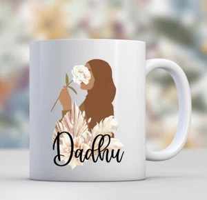 Eid Gifts For Women Personalised Mug For Dhadhu Grandma Ramadan Urdu Bengali - Picture 1 of 2