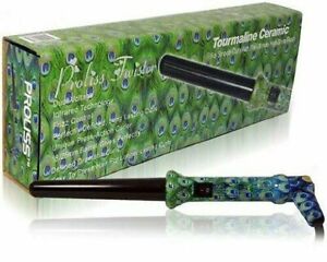 Proliss Peacock 25-18mm Tapered Twister Curling Iron Wand Perfectly Defined Curl