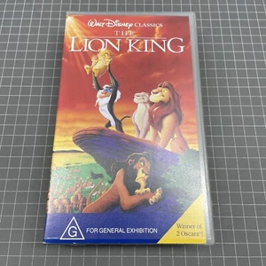 RETRO ORIGINAL VIDEO VHS Movie Film Tape The Lion King Disney - Picture 1 of 5