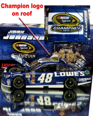 JIMMIE JOHNSON 2013 LOWES SPRINT CUP SERIES CHAMPIONSHIP (6-TIME) 1/24 ACTION - Image 1 of 4