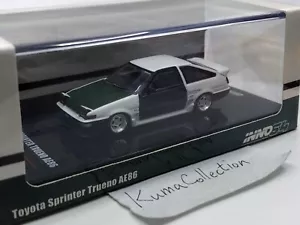 INNO 1:64 TOYOTA SPRINTER TRUENO AE86 Auto alla deriva con porte in carbonio modellino auto - Foto 1 di 4