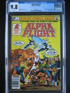 Alpha Flight #1 Newsstand CGC 9.8 WP Marvel Comics 1983 1st app Puck & Marrina - Picture 1 of 4