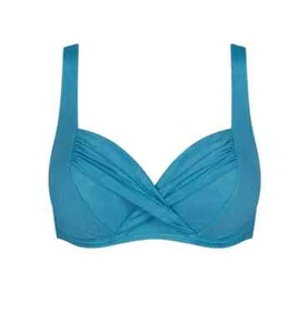 Triumph Venus Elegance kabelgebundenes Bikini-Oberteil 36B 36E mediterran blau UVP £36 - Bild 1 von 4