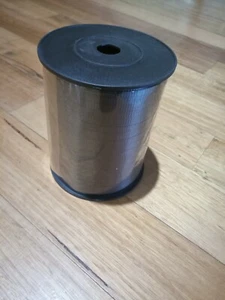 Ribbon 5mm x 450meter Polyester ribbed Black Gift and Balloon wrapping Christmas - Picture 1 of 4