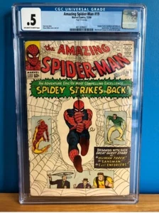 Amazing Spiderman 19 CGC 0,5 pg 13 mancante. Candidato etichetta verde? Bel libro chiavi - Foto 1 di 1