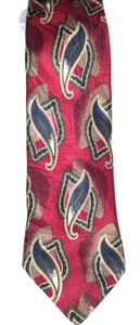 Tie NECKTIE Bachrach 100% Silk Italian 64" long Multicolor Designer - Picture 1 of 4