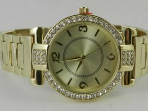 Charter Club Gold Large Status Watch - New - Picture 1 of 2