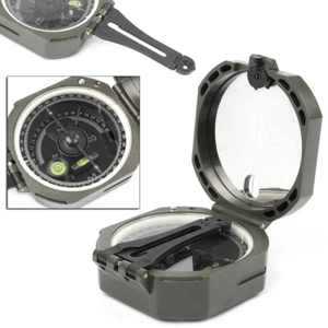 For Outdoor Hiking Camping Survival Marching Pocket Transit Army Geology Compass - Picture 1 of 11