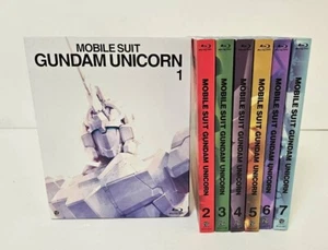 Mobile Suit Gundam UC Blu-ray Complete Set 7 Volumes Special Sleeve - Picture 1 of 7