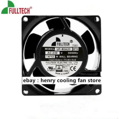 For FULLTECH UF-80A23 BTH Axial fan 230VAC 14/12W 80*80*38mm Ball cooling fan - Image 1 of 4