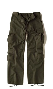 Vintage Olive Drab Paratrooper Cargo Pants BDU XS-3XL - Picture 1 of 1