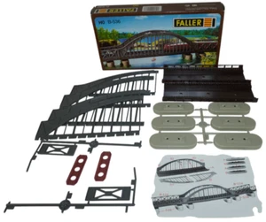 Faller B 536 Stabbogenbrücke H0 Modellbau Brücke Eisenbahn Diorama OVP selten - Bild 1 von 7